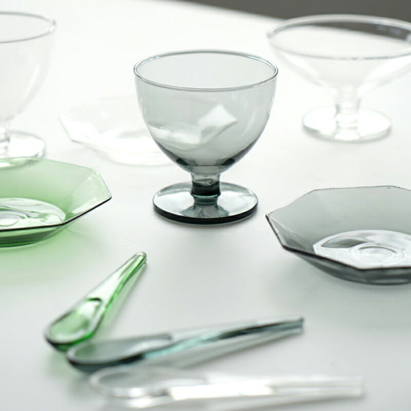 母の日ラッピング実施中 アイス クリーム 器 かき氷器 デザート ガラス カップ アイスクリームカップ グレー グリーン デザートグラス メム mem 耐熱ガラス アクシス AXCIS タンブラー 耐熱 無地 透明 おしゃれ 食器 電子レンジ可 食洗機対応 おしゃれ かわいい くすみ