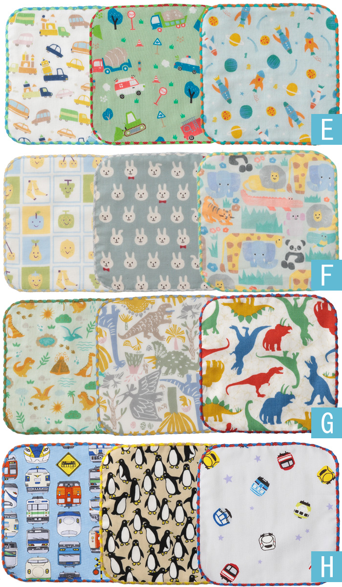【送料無料】ミニハンカチミニハンカチ3枚セットミニタオルセット15×15ハンカチ女の子男の子日本製ガーゼパイルタオル15cm15センチ子供キッズ可愛いかわいいミニ小さいコンパクト入園入学卒園通園通学ココウォーク