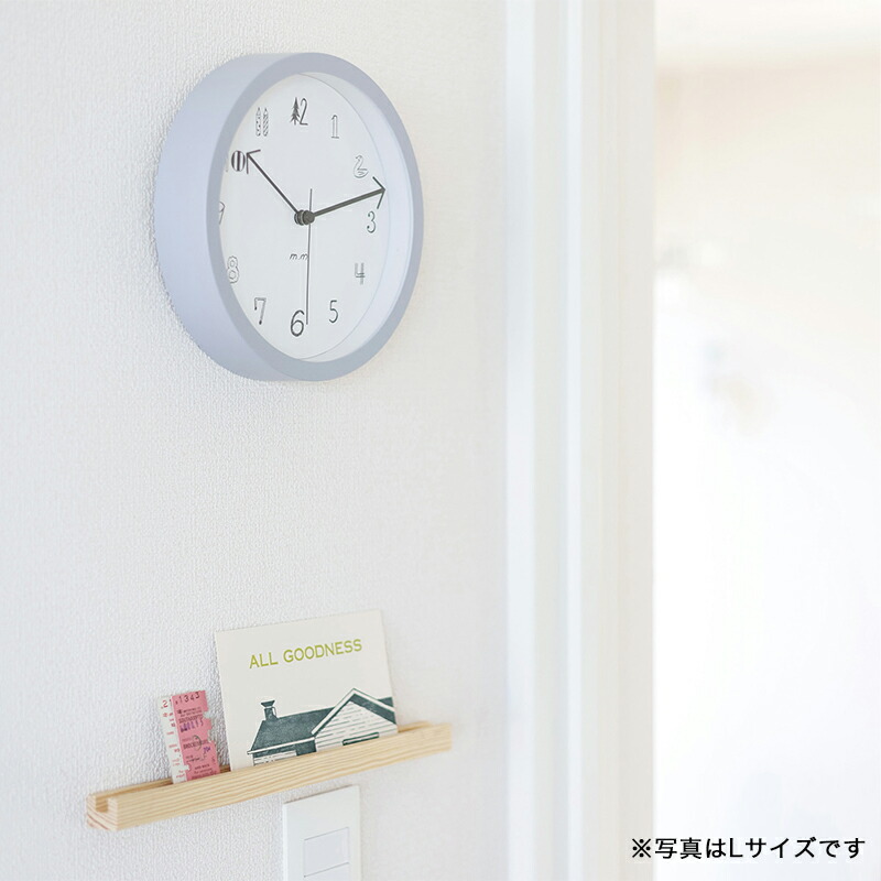 松尾ミユキ 2WAY ウォールクロック Sサイズ 掛け時計 壁 壁掛け
