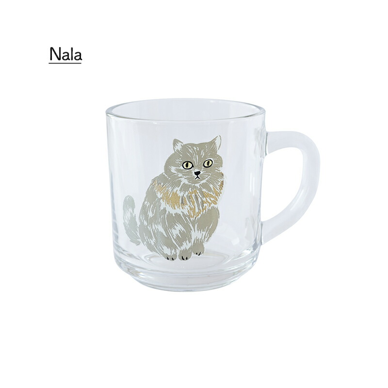 松尾ミユキ グラス グラス コップ おしゃれ タンブラー 食器 かわいい 猫 北欧 115ml 5.5oz