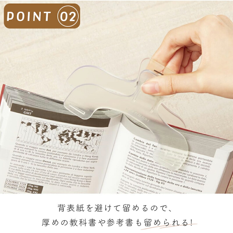 ンスター文具 文具 ホルダー 大き目クリップ 大きいクリップ ダイカット 本用クリップ メモクリップ 便利グッズ クリアタイプ クリア ホワイト グレー イエロー ピンク パープル