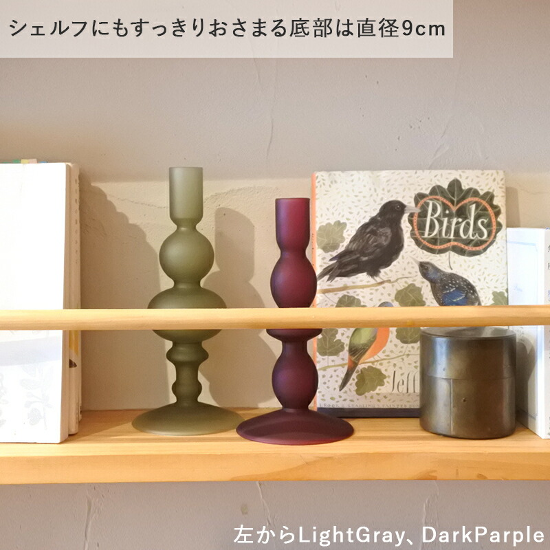 クリスマス フラワーベース ガラス 花瓶 キャンドルホルダー 一輪挿し