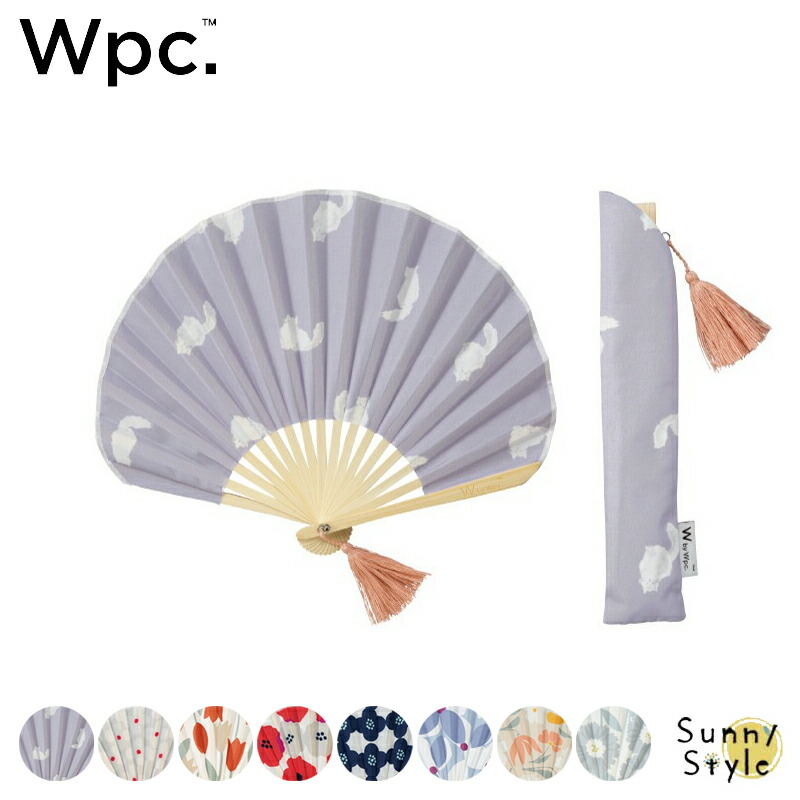 W by Wpc. 扇子 HAND FAN せんす センス うちわ ギフトボックス入り 箱入り タッセル 花柄 北欧 ナチュラル 和装小物 和雑貨｜sunny-style｜04