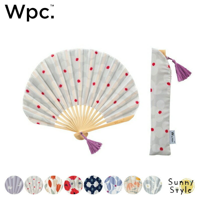 W by Wpc. 扇子 HAND FAN せんす センス うちわ ギフトボックス入り 箱入り タッセル 花柄 北欧 ナチュラル 和装小物 和雑貨｜sunny-style｜07