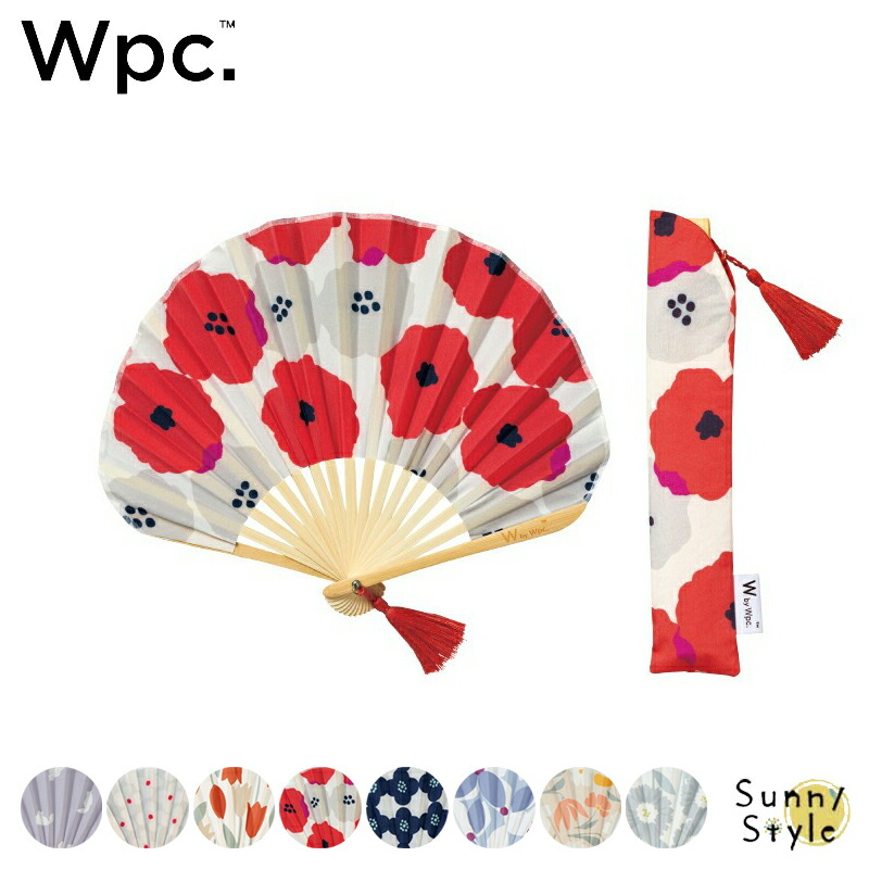 W by Wpc. 扇子 HAND FAN せんす センス うちわ ギフトボックス入り 箱入り タッセル 花柄 北欧 ナチュラル 和装小物 和雑貨｜sunny-style｜08