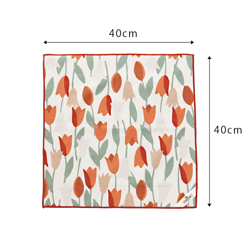 W by Wpc. patterns くっつくろす ランチクロス お弁当包み ランチラッパー お弁当 保冷 保温 ネッククーラー収納 クール 持ち運び 花柄 北欧 ナチュラル プレゼント ギフト プチギフト 女性用 キャンプ アウトドア