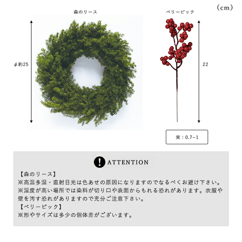 クリスマスリース クリスマス スワッグ リース ヒムロスギ サンキライ 赤い実 森のリース L フォレストグリーン 25cm ドライアレンジ ドライフラワー 壁掛け インテリアフラワー アレンジメント 花材 枝 xmas Christmas ツリー 飾り 装飾 北欧 かわいい おしゃれ
