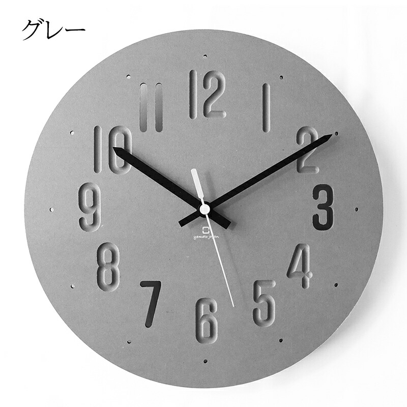 ヤマト工芸 時計 壁掛け デザイン おしゃれ MAT CLOCK マットクロック