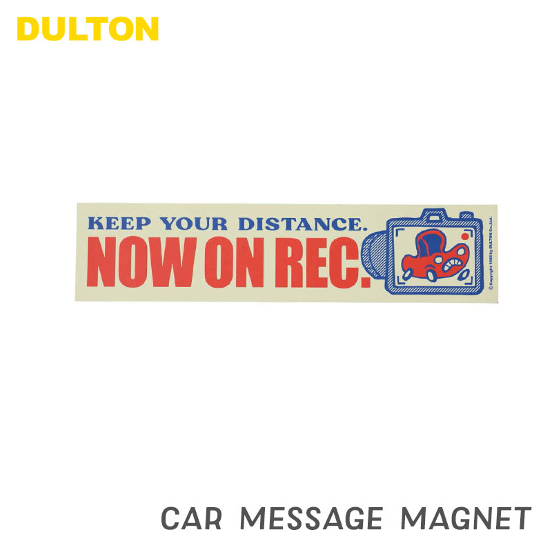 DULTON（ダルトン） マグネットカーサイン セーフティーサイン カー