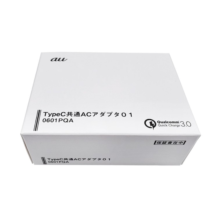 au 純正 充電ケーブル 0601PQA Type-C 共通 ACアダプタ 01 新品 Quick