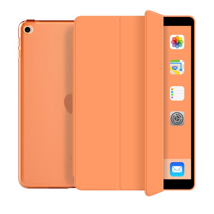 新しい ipad ケース カバー オレンジ 9.7 第6世代 第5世代 橙色 軽い