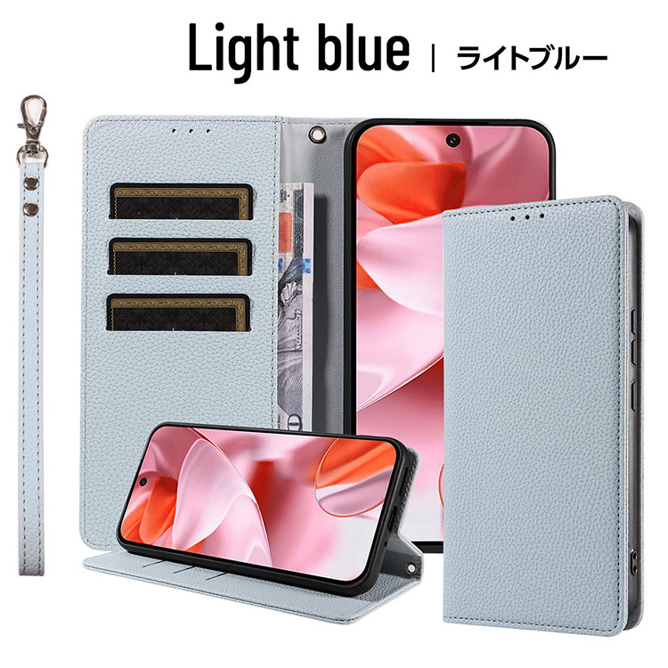 強化ガラスフィルム ストラップ付  Google Pixel 10a 10 10Pro ケース カバー 手帳型 カード収納 レザー 軽量 耐衝撃 財布型 スマホケース ギャラクシー | Google Pixel | 02