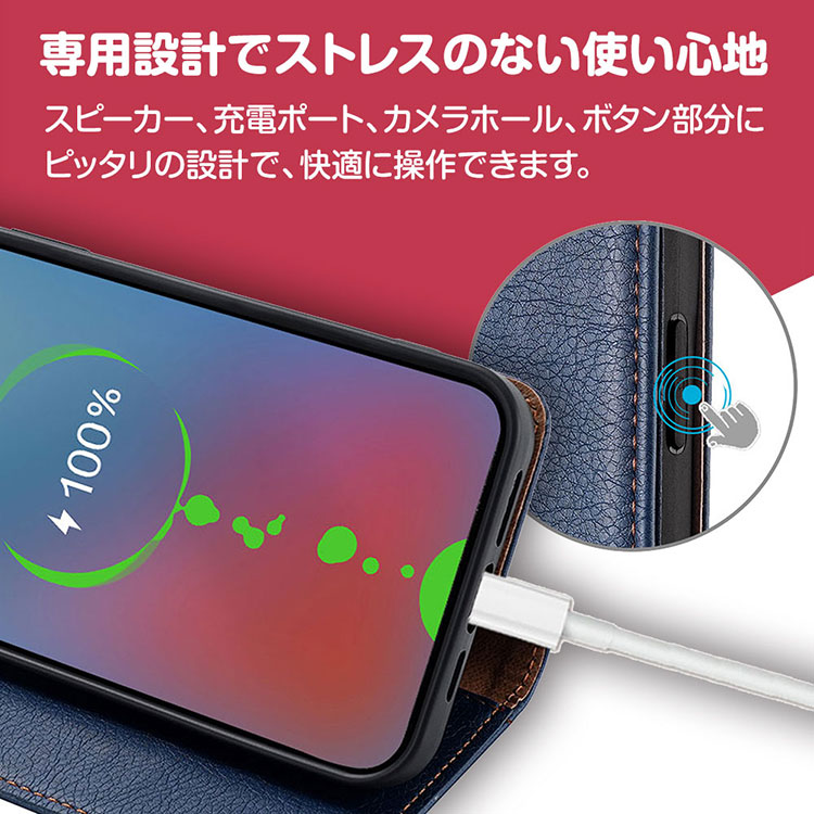 らくらくスマホ F-53E ネイビー／SDカード・フィルム・コーティング付 強化ガラスフィルム ストラップ付 / らくらくスマートフォンF