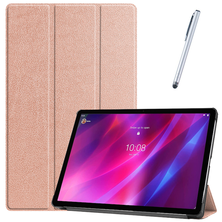 タッチペン・フィルム2枚付き Lenovo Tab P11    P11 Plus NEC LAVIE T11 T1175   T11 112K1   BAS PC-T1175BAS au タブレット カバー ケース 3つ折り