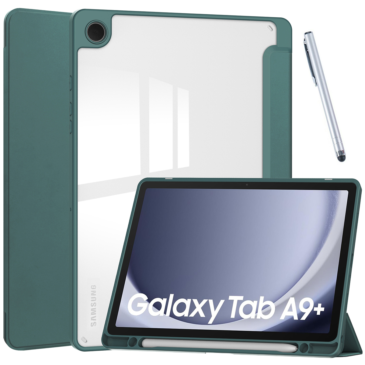 タッチペン付 Galaxy Tab A9+ （ Galaxy Tab A9 Plus ） ギャラクシー タブレット a9 プラス SM-X210 / SM-X215 / SM-X216B 背面クリア かわいい 角割れ無し｜sunny-world｜04