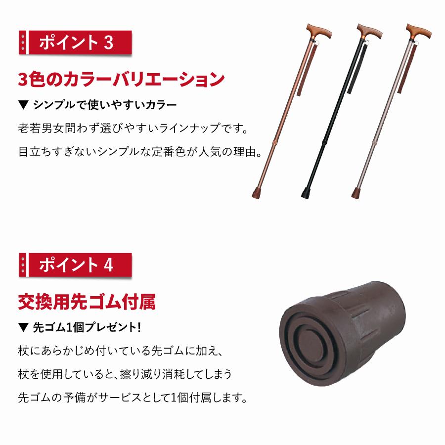 スリム伸縮杖