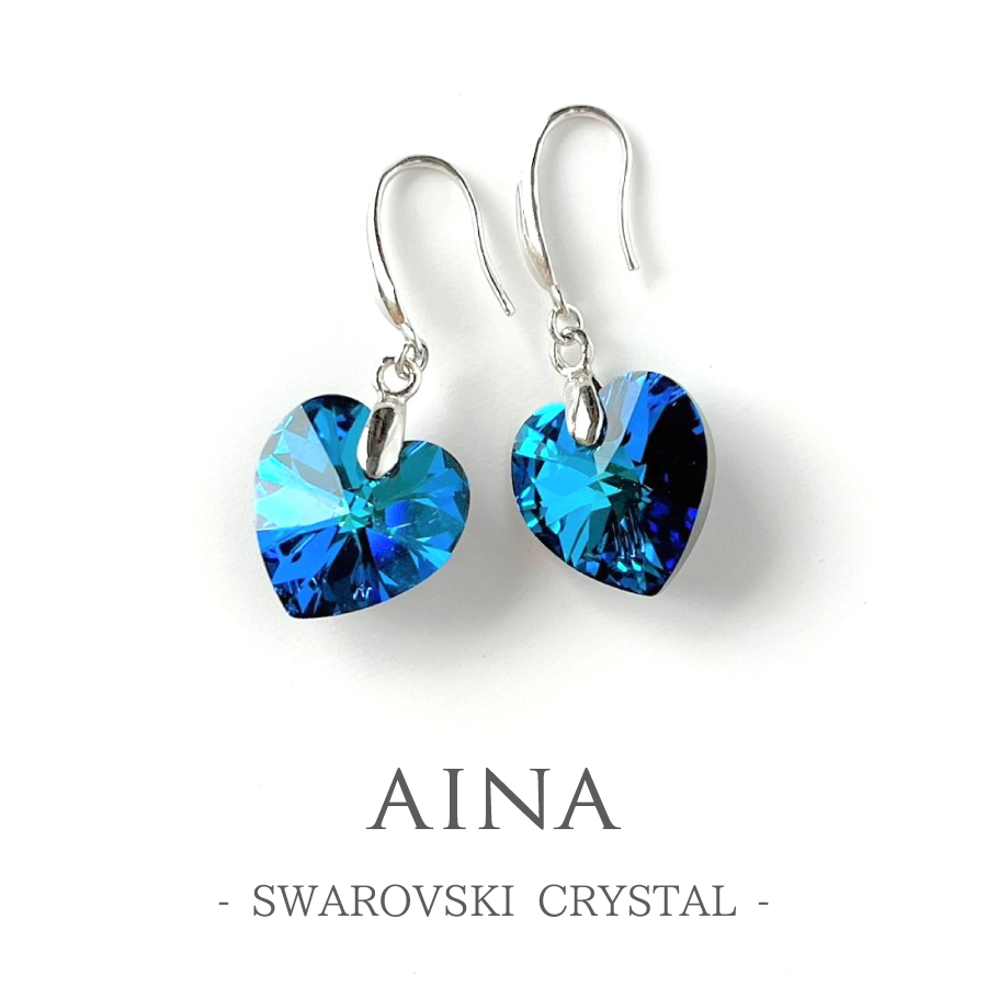 レビュープレゼント中】AINA SWAROVSKI CRYSTAL 3-24 スワロフスキー 