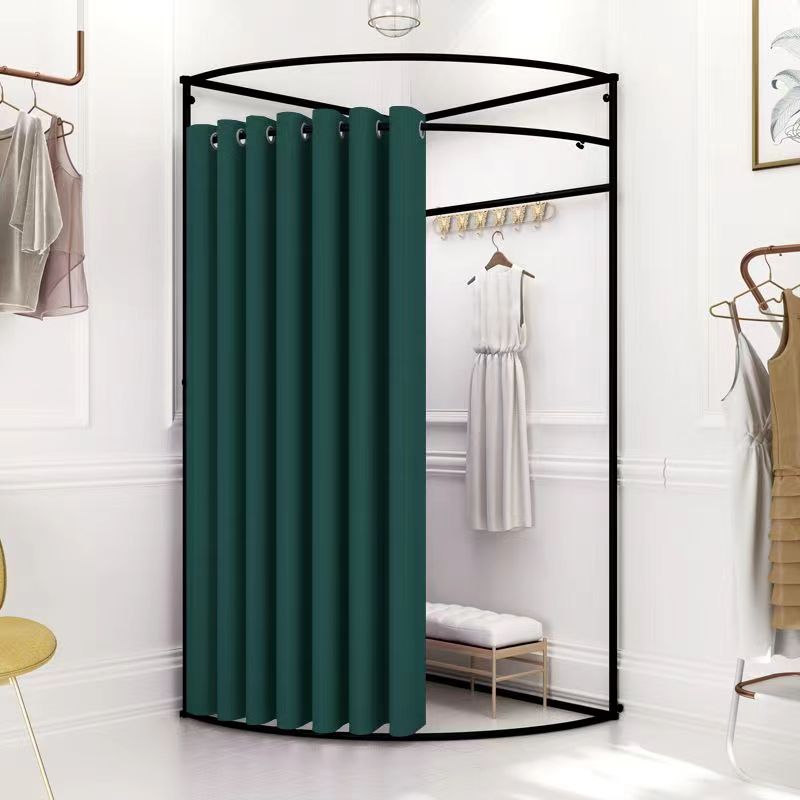 簡易更衣室 フィッティングルーム 試着室 間仕切りカーテン 組み立て