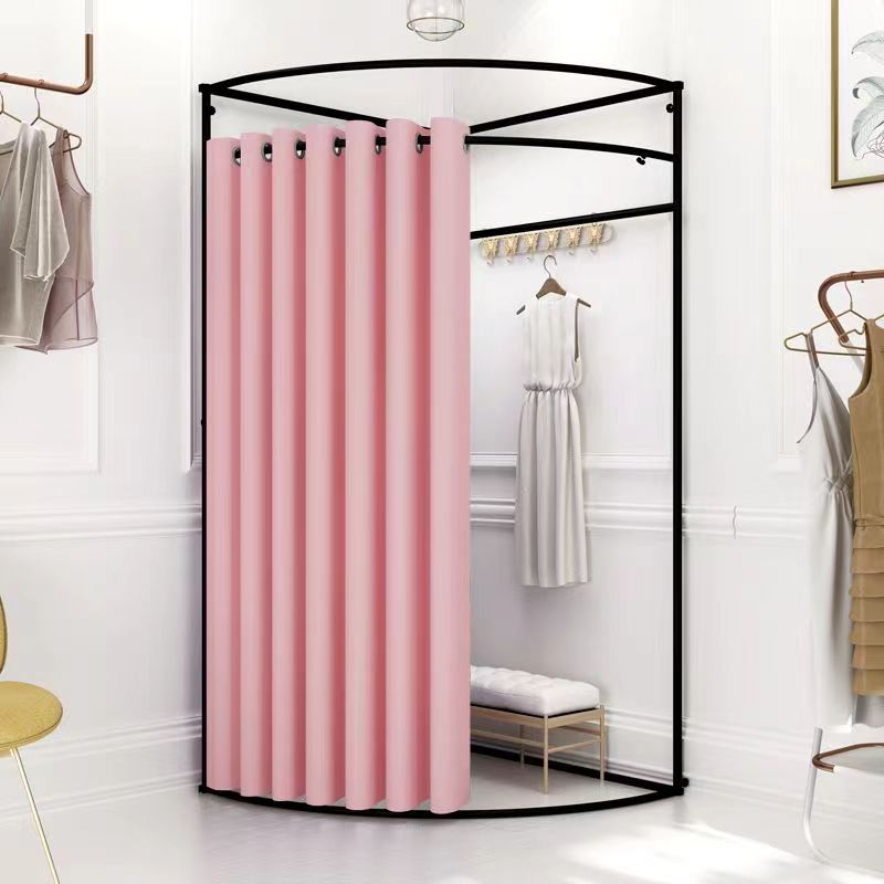 簡易更衣室 フィッティングルーム 試着室 間仕切りカーテン 組み立て