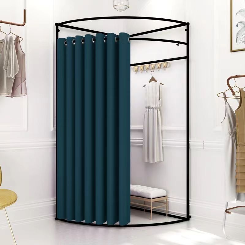 簡易更衣室 フィッティングルーム 試着室 間仕切りカーテン 組み立て
