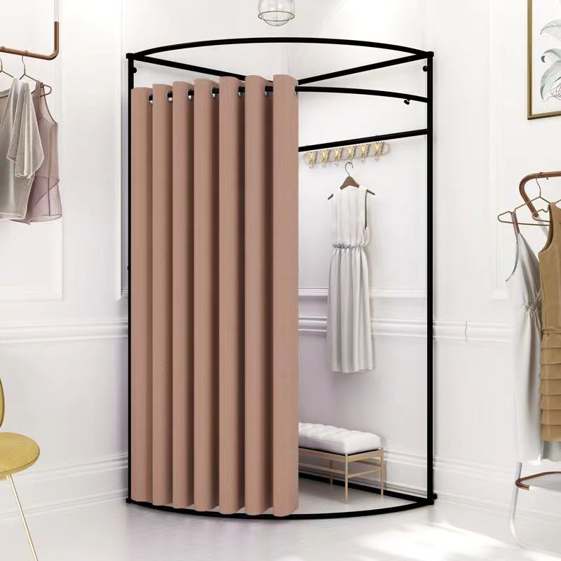 簡易更衣室 フィッティングルーム 試着室 間仕切りカーテン 組み立て
