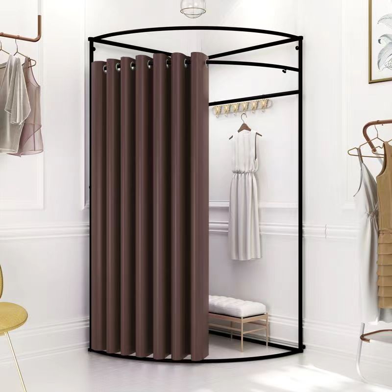 簡易更衣室 フィッティングルーム 試着室 間仕切りカーテン 組み立て