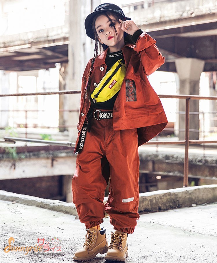 キッズ ダンス衣装 ヒップホップ HIPHOP 子供服 長袖 トップス ジャケット パンツ 男の子 女の子 ジャズダンス ステージ衣装 体操服 練習着  :qwe247:サンライズ - 通販 - Yahoo!ショッピング