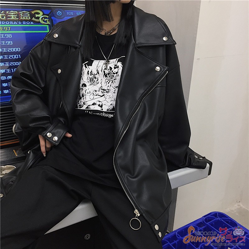 レディース ダンス衣装ヒップホップ ライダース ロック 合皮