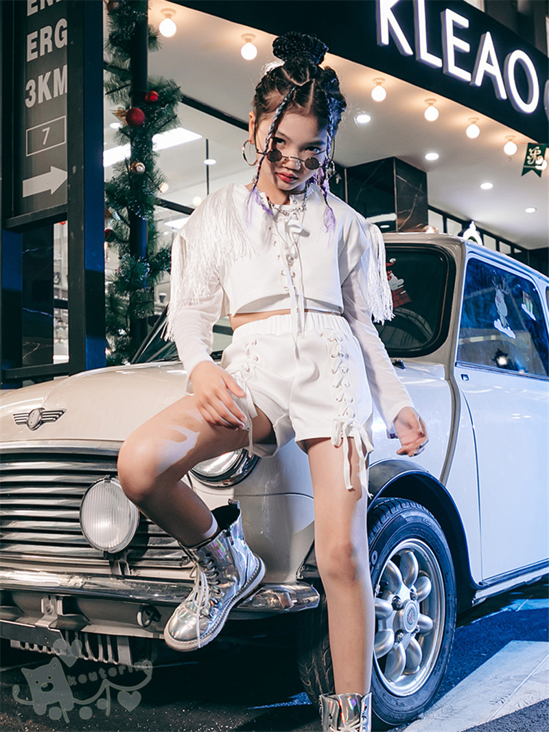 楽天市場】キッズ ダンス衣装 セットアップ HIPHOP 白 レース