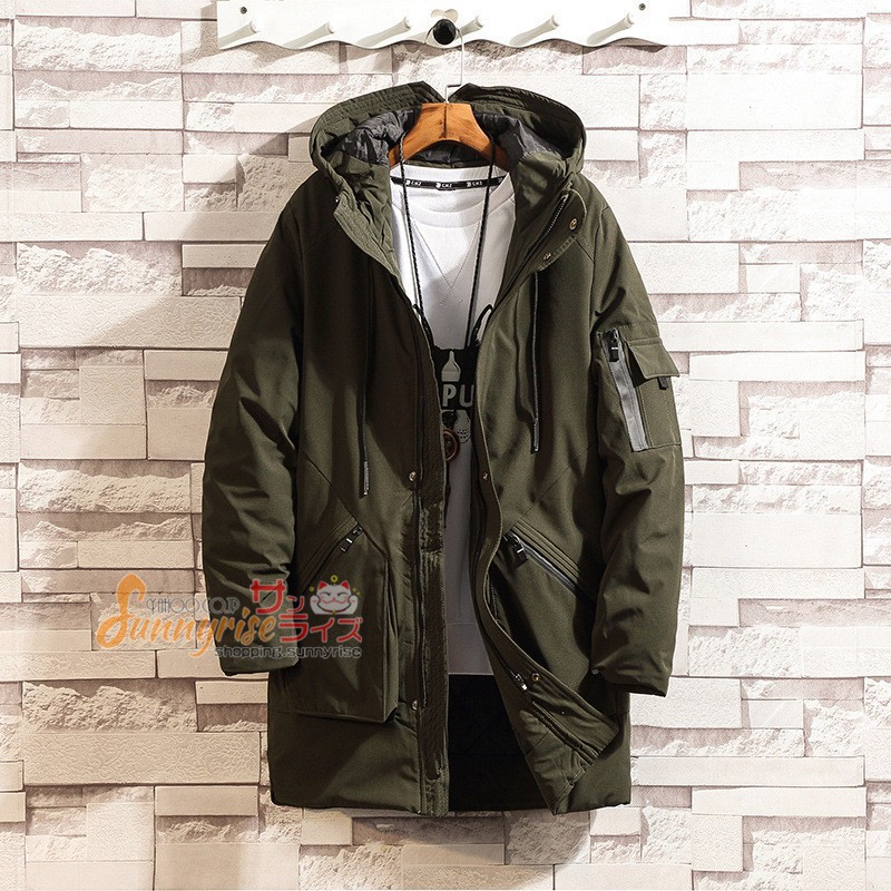 ミリタリーコート ダウンジャケット モッズコート ロングコート フード付き 厚手アウトドア 防寒着 防風 冬服 秋物保温 カジュアル 冬 新作 Xmm2 サンライズ 通販 Yahoo ショッピング