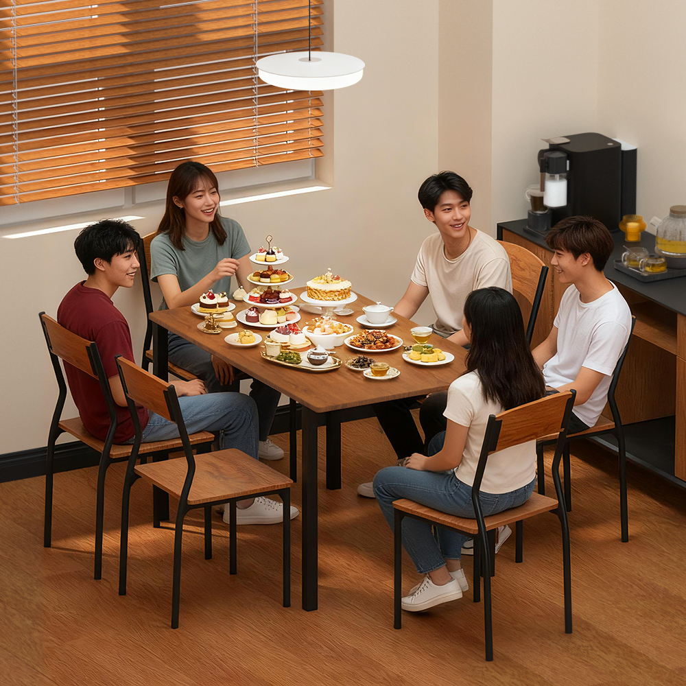 ダイニングテーブル 伸長式 伸縮式 2人 4人 6人 テーブル 折りたたみ コンパクト 木製 北欧 おしゃれ 食卓 | ブランド登録なし | 11