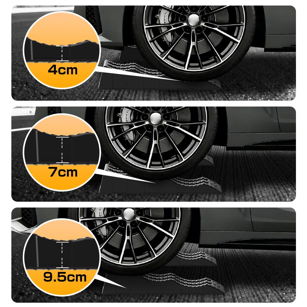 カースロープ カーランプ 整備用 車用 スロープ 3段階 耐荷重3.5トン ジャッキ 2個セット 1年保証 関連画像2