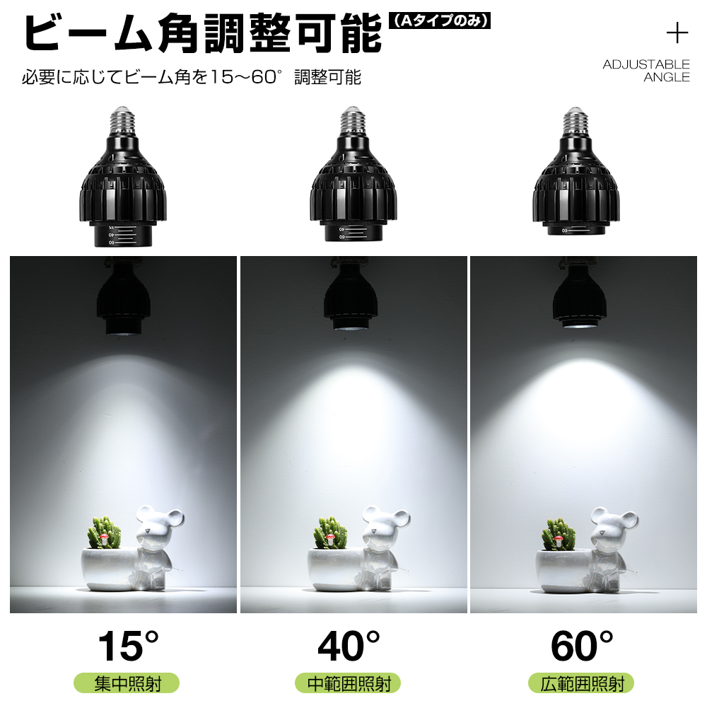 植物育成ライト LED フルスペクトル e26 24W 5800K | ブランド登録なし | 06