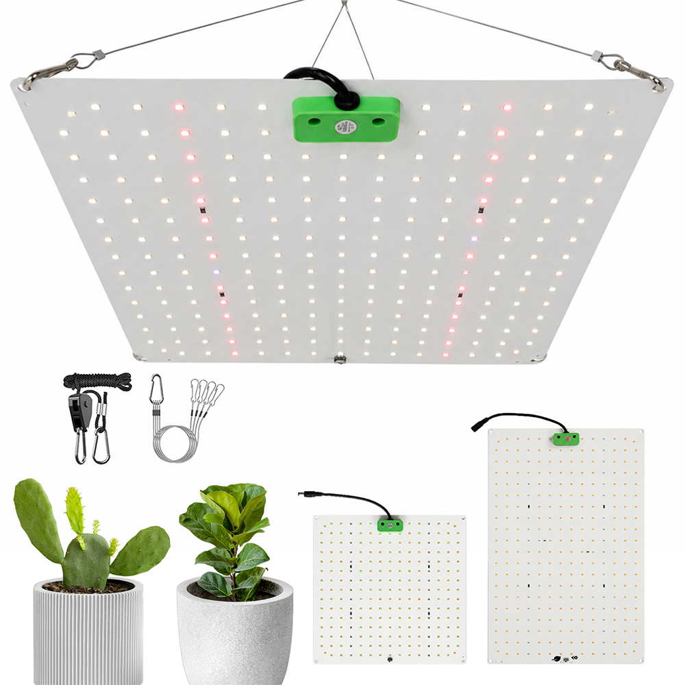 植物育成ライト LED パネル フルスペクトル 65W 120W 調光機能付き