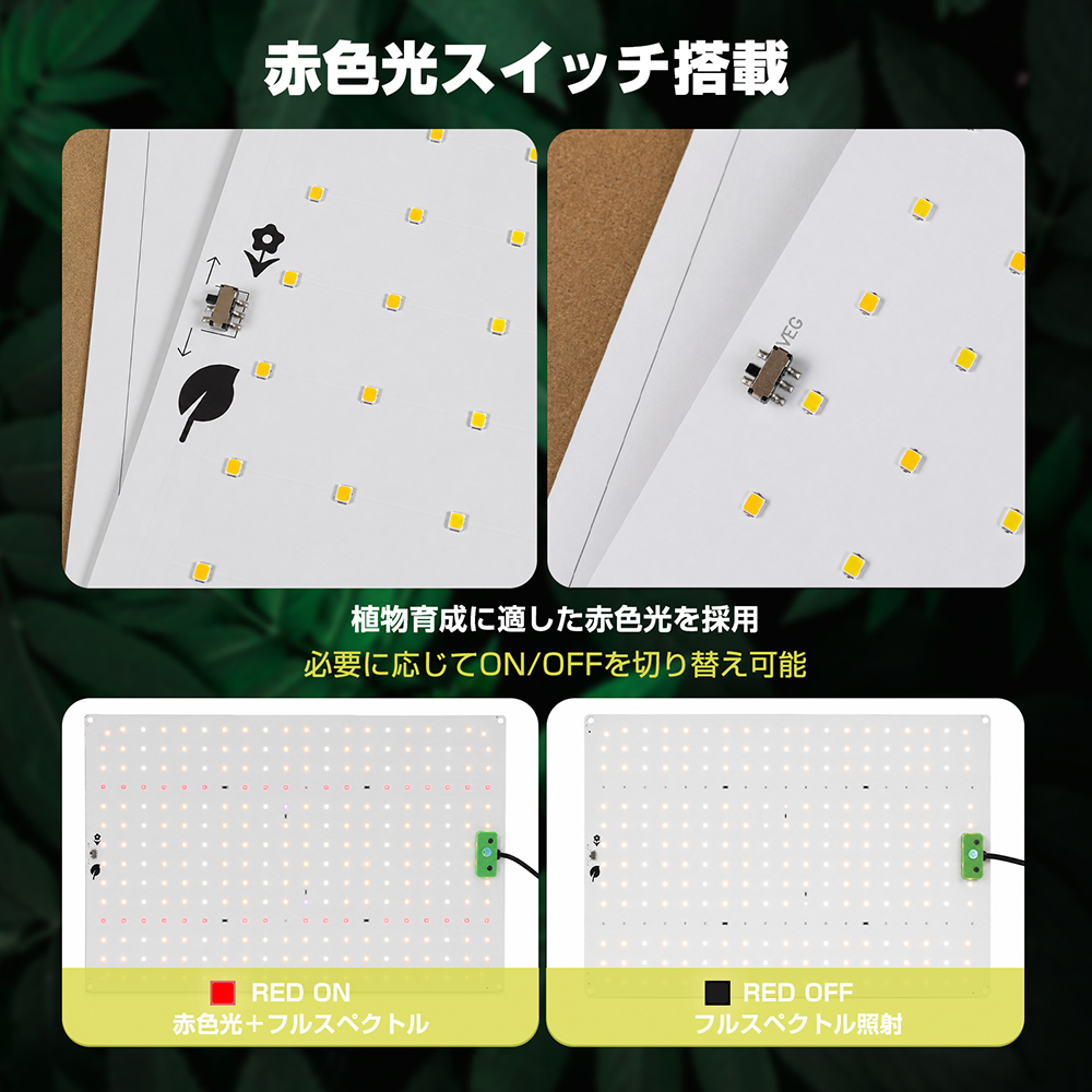 植物育成ライト LED フルスペクトル e26 24W 5800K : Sunpie - 通販