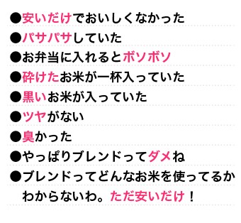 ブレンド米コシヒカリベース