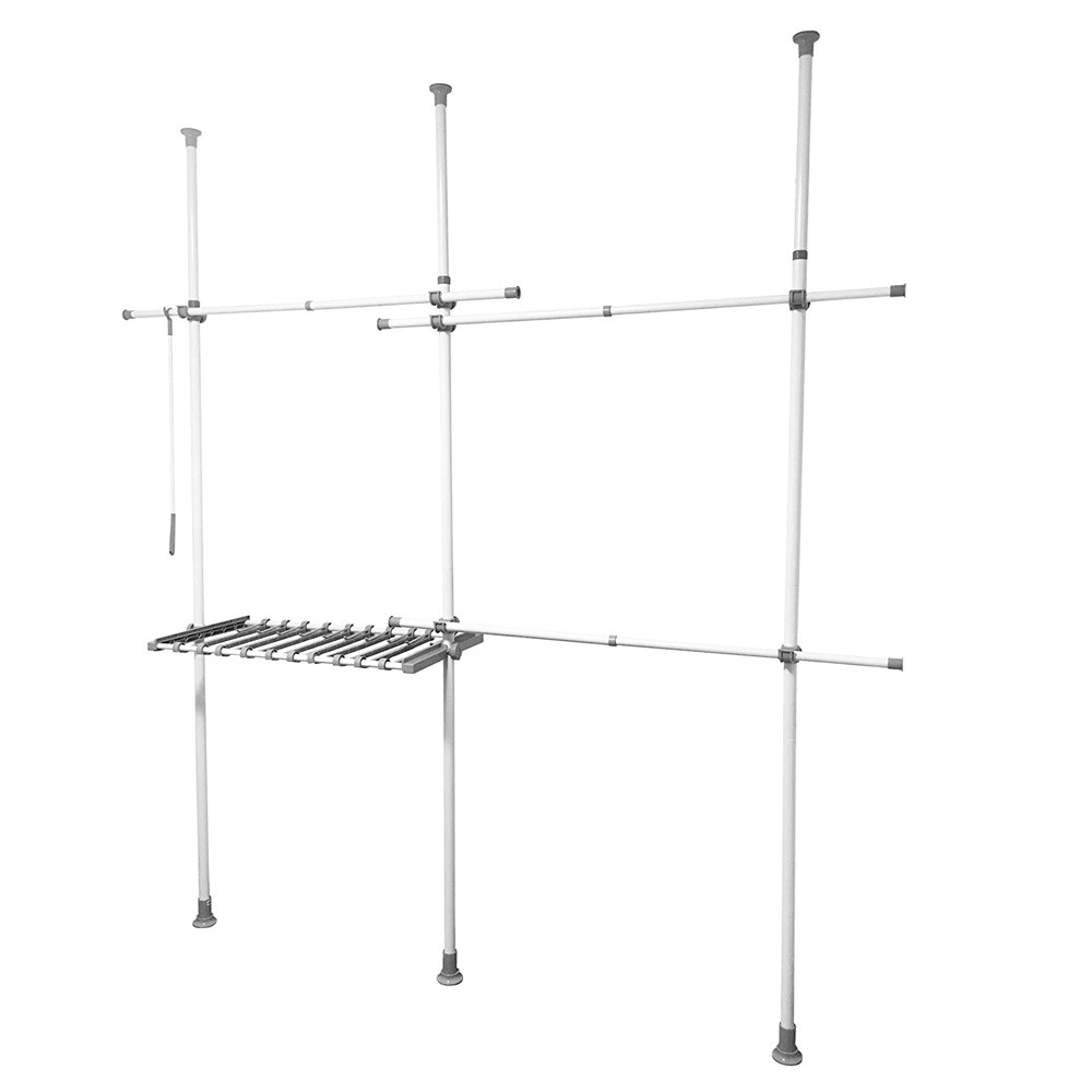 SunRuck（サンルック） 公式 つっぱり棒 2段 耐荷重100kg 伸縮 高さ