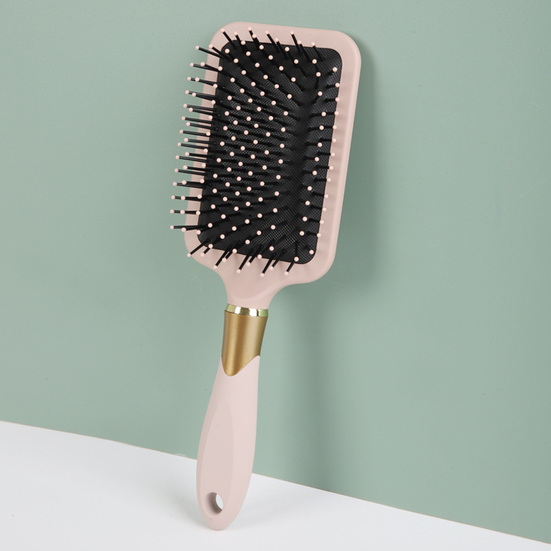 ヘアブラシ くし 頭皮マッサージ クッションブラシ 絡みにくい