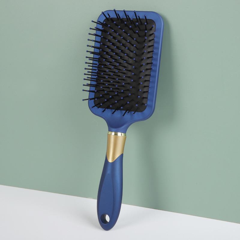 ヘアブラシ くし 頭皮マッサージ クッションブラシ 絡みにくい