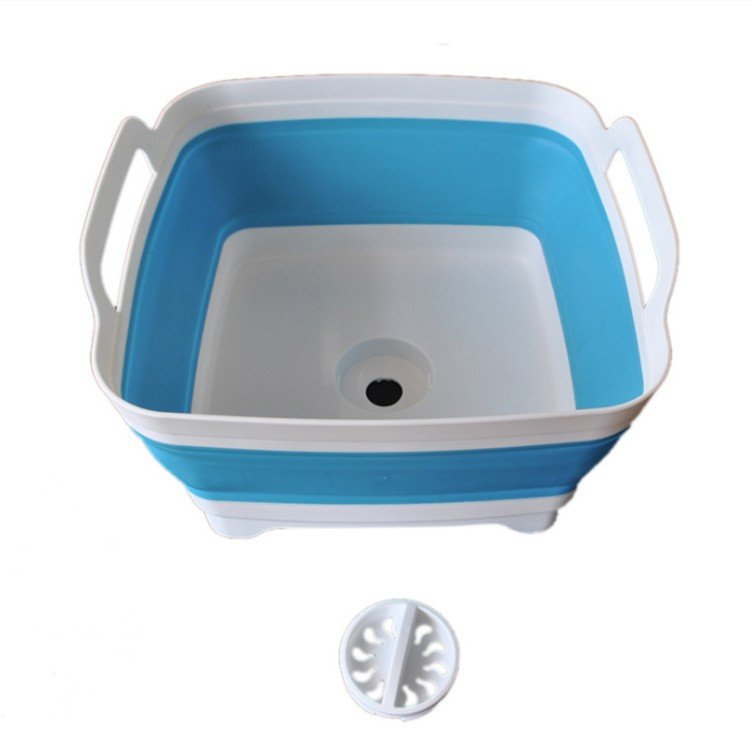 定番 洗い桶 折りたたみ おしゃれ キッチン バケツ シリコン 四角 畳める 洗い 桶 大容量 台所 シンク 排水 食器 かご スリム C Riosmauricio Com