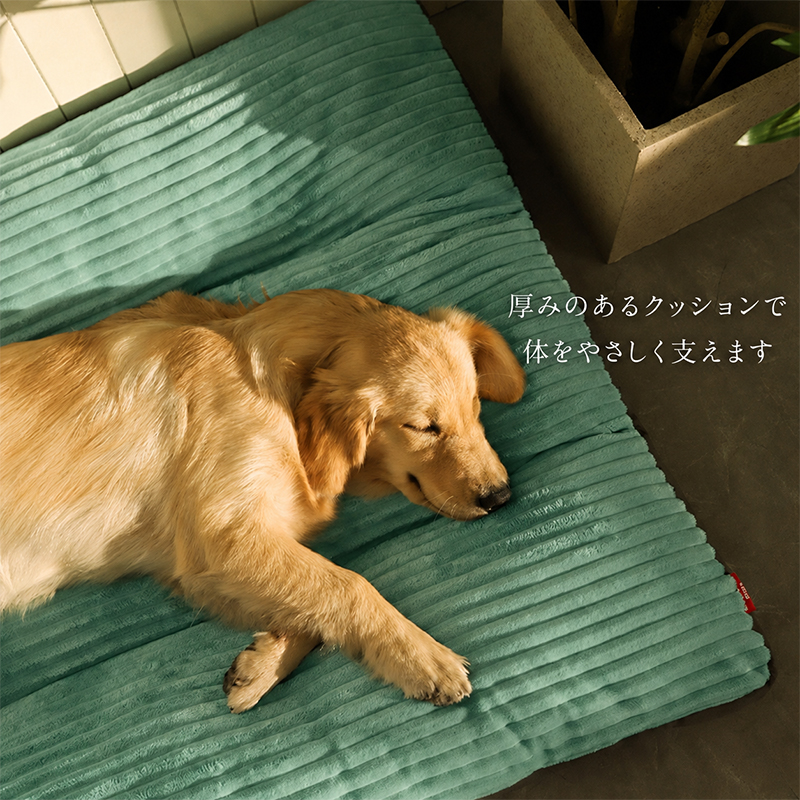 大型犬 ベッド 洗えるカバー ペットベッド 犬用マット 滑り止め 厚さ約