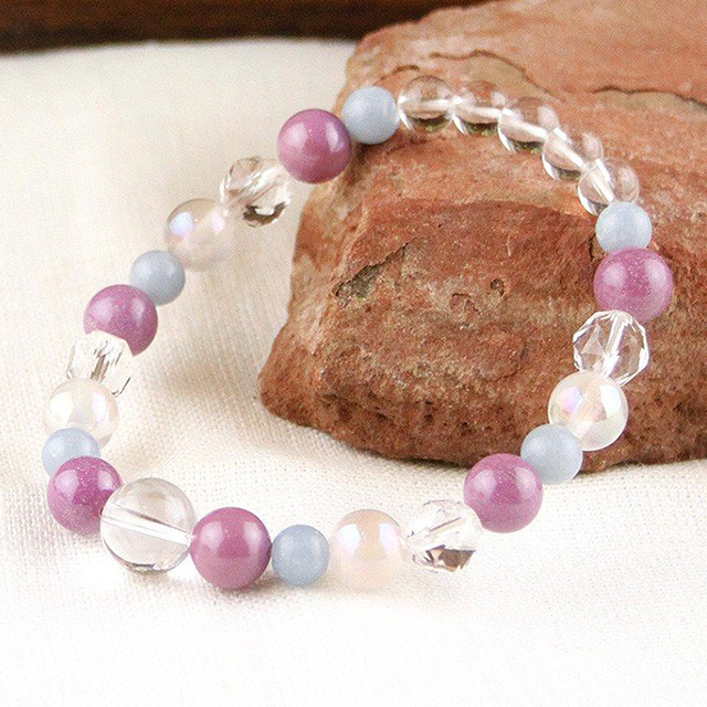 天然石　デザインブレス　テーマ　癒し 癒し パワーストーン 天 彫刻入りデザインブレスレット ブレスレット