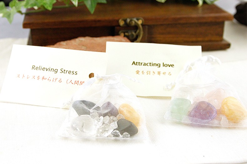 お守り パワーストーン 5つの願い Fortune Bag レディース アクセ