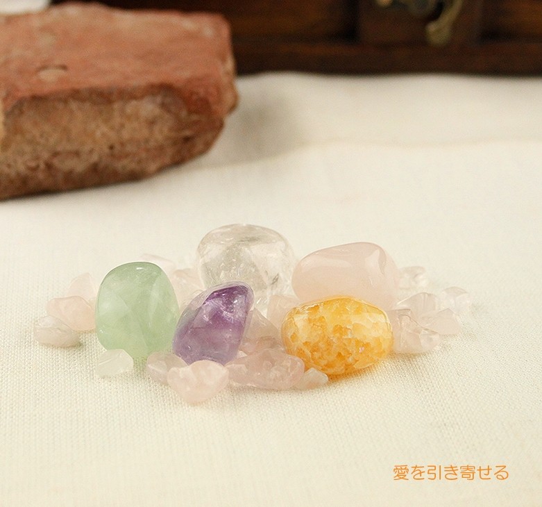 お守り パワーストーン 5つの願い Fortune Bag レディース アクセ