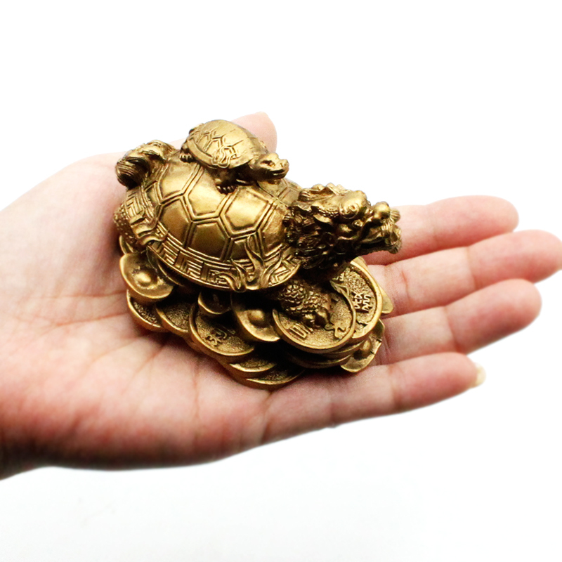 2219❣️ 風水 龍亀　金運 開運 仕事運 銭亀 楽天市場】風水 龍亀（ロングイ）10cm 置物 金運 開運 仕事運
