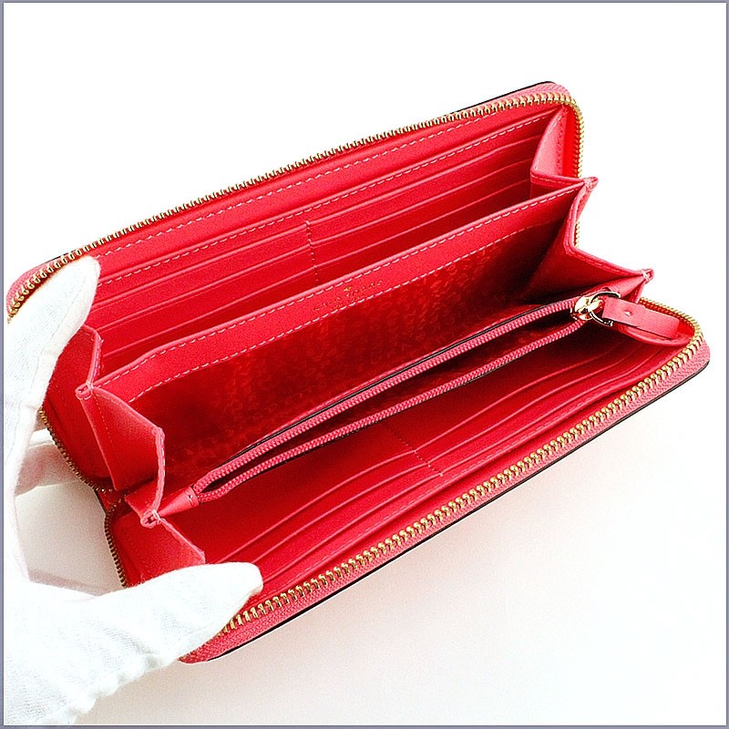 金運　Kate Spade リボン付きゴールド長財布 ケイトスペードニューヨーク kate spade new york