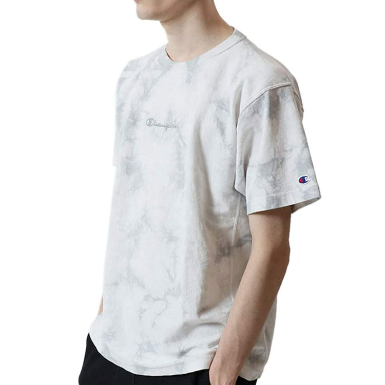ChampionTシャツ 半袖  タイダイ染 スクリプトロゴ刺繍 ショートスリーブTシャツ C3-P323 メンズ｜sunto｜02