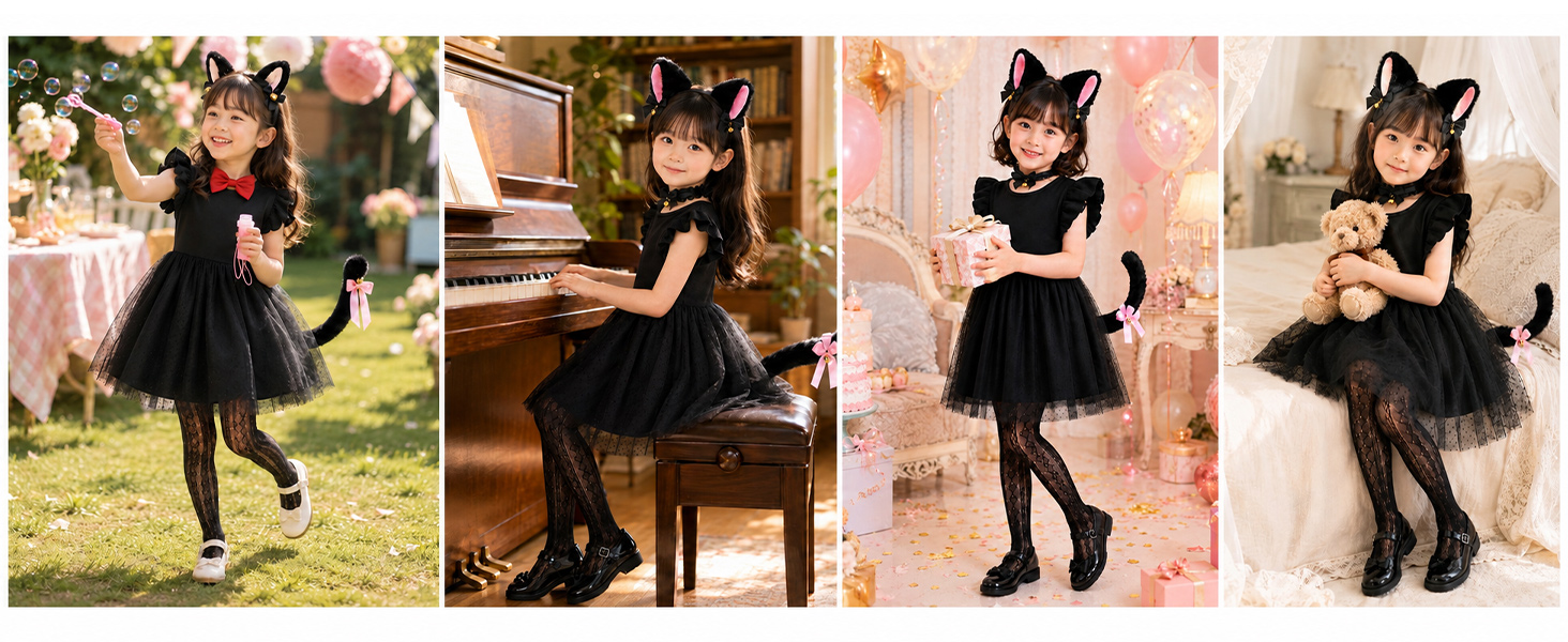 黒猫 コスプレ 子供 ハロウィンねこ子供 猫 コスプレ 子供