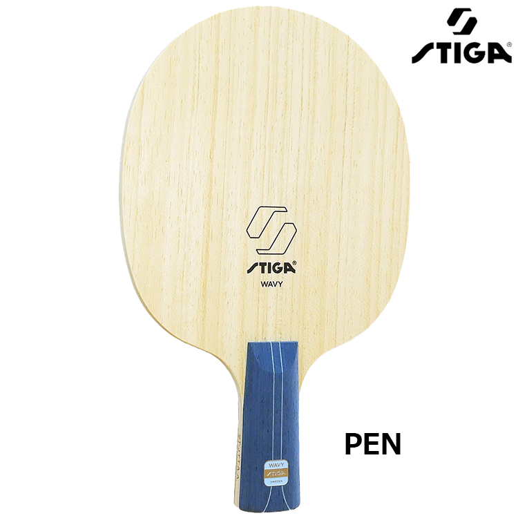 STIGA スティガ ウェイビィ ラウンドタイプ PEN 卓球 ペンラケット 1602240165 STIGA（スティガ） 卓球ラケット ウェイビィ ラウンドタイプ WAVY ペン