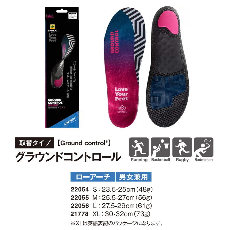 スペンコ（Spenco） インソール 衝撃吸収 中敷き スポーツ グラウンド